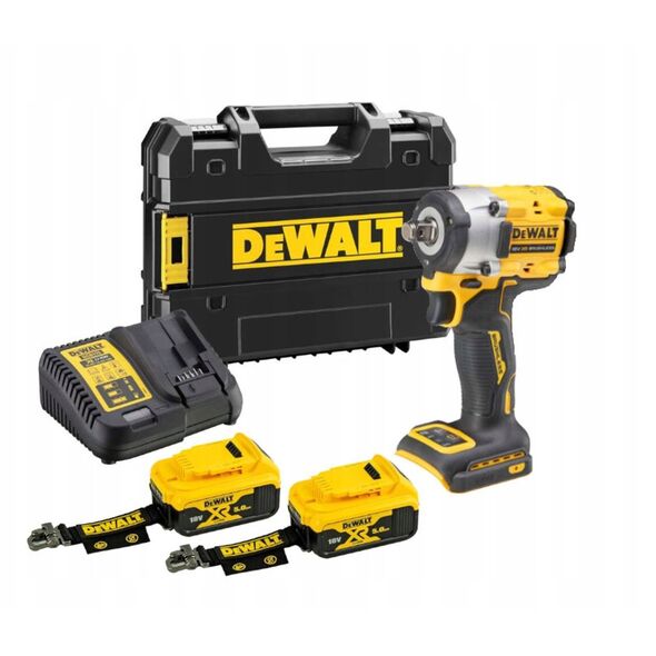 Klucz udarowy Dewalt 18v xr kompakt. klucz ud. 1/2, 2x5ah, bez ładowarki !