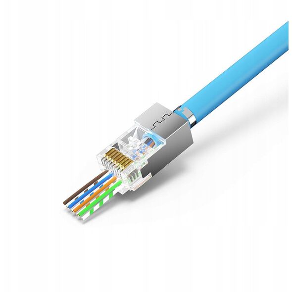 Βύσμα διέλευσης Unitek RJ45 Cat. 7, 50 τεμ.