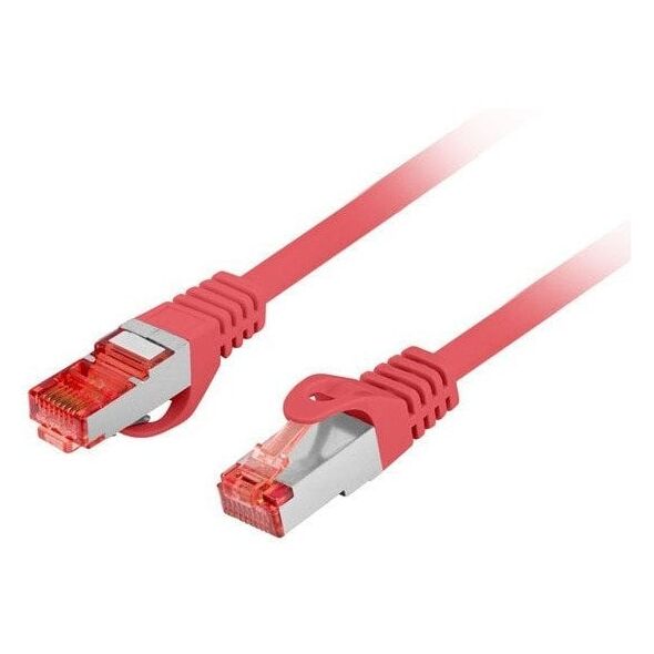 PATCHCORD ΚΑΤ.6 S/FTP LSZH CU 5M ΚΟΚΚΙΝΟ FLUKE PASSED LANBERG