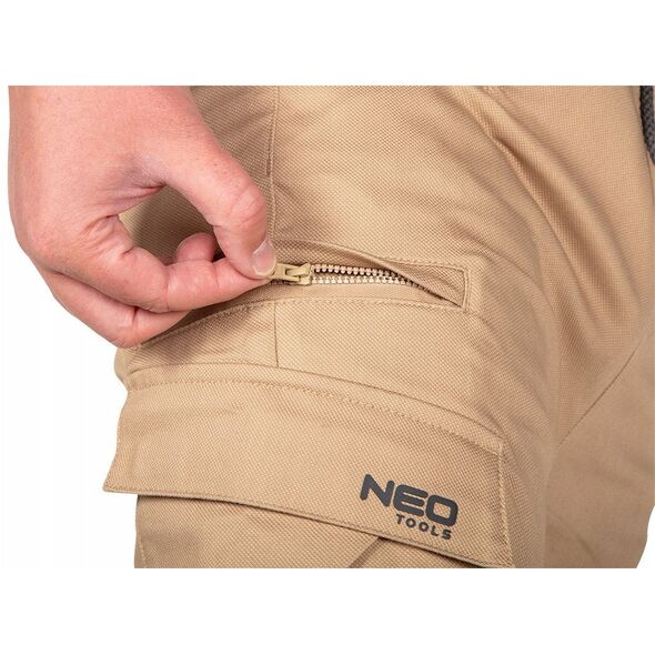 Spodnie robocze OUTDOOR, typu jogger, beżowe, rozmiar XXXL