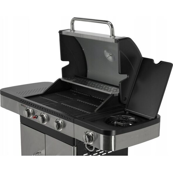 Yato YG.GAS GRILL 3+1 STAINLESS STEEL 11.2KW