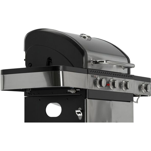 Yato YG.GAS GRILL 3+1 STAINLESS STEEL 11.2KW