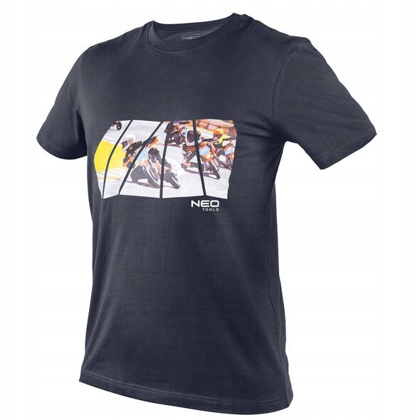 T-shirt z nadrukiem, motor, rozmiar S