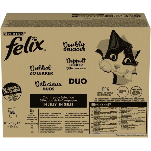 PURINA FELIX FANTASTIC DUO Mix 120x85g