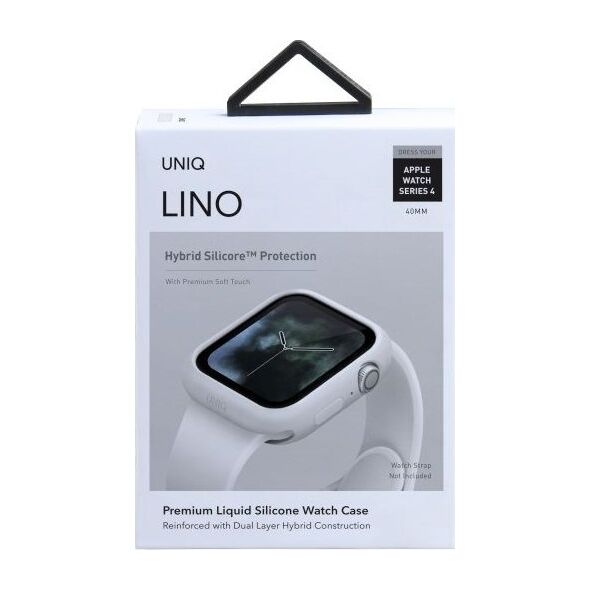 Uniq UNIQ etui Lino Apple Watch Series 5/4 40MM biały/dove white