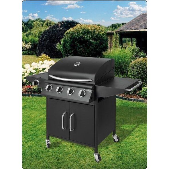 Lund Grill ogrodowy gazowy 16 kW 40 cm x 65 cm