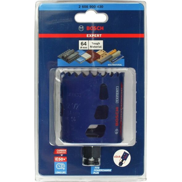 Bosch BOSCH hole saw ToughMaterial 60mm - 2608900429 EXPERT RANGE