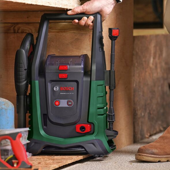 Bosch Bosch cordless high-pressure cleaner UniversalAquatak 36V-100 Solo, 36Volt (green/black, without battery and charger, with self-priming kit, POWER FOR ALL)