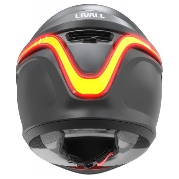 Livall Kask motocyklowy z Bluetooth Intercom LED/SOS 58-59 cm