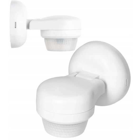 Czujnik ruchu 360st. IP65, 1200W, zasięg max. 24m, biały