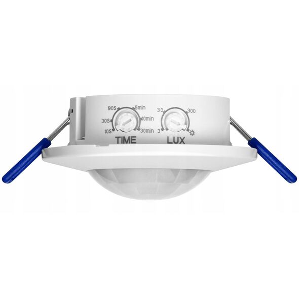 Czujnik ruchu 360°, IP20, 1200W, zasięg max. 8m, biały