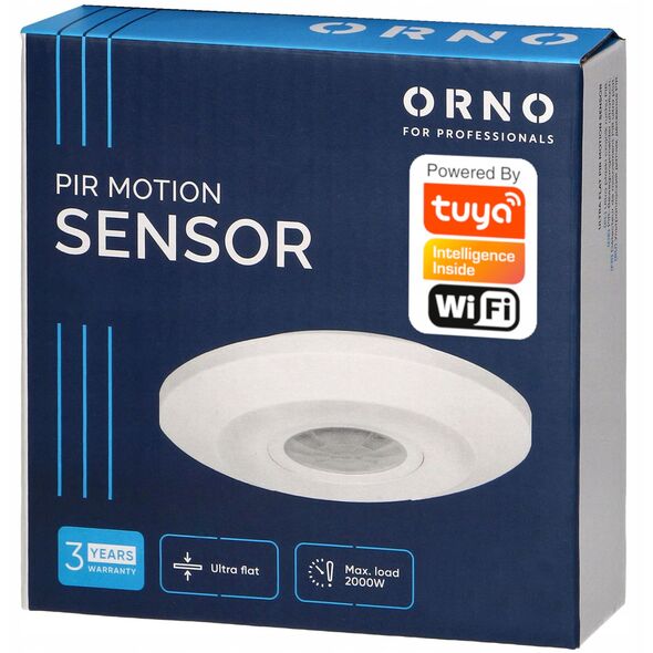 Czujnik ruchu 360°, IP20, 2000W, ultra płaski - 2,5cm, mini, TUYA smart Wi-Fi