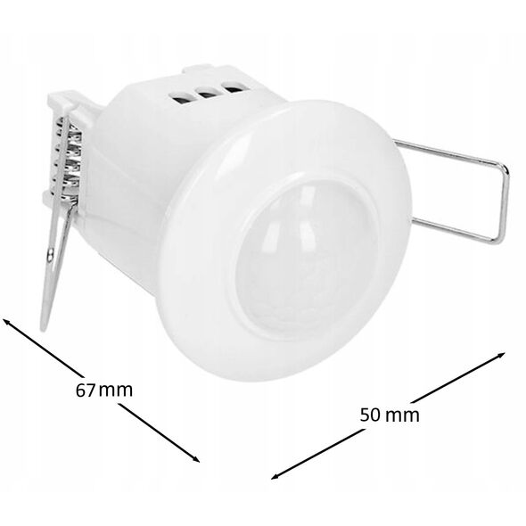 Czujnik ruchu i obecności 360°, IP20, 800W, do sufitów podwieszanych, mini