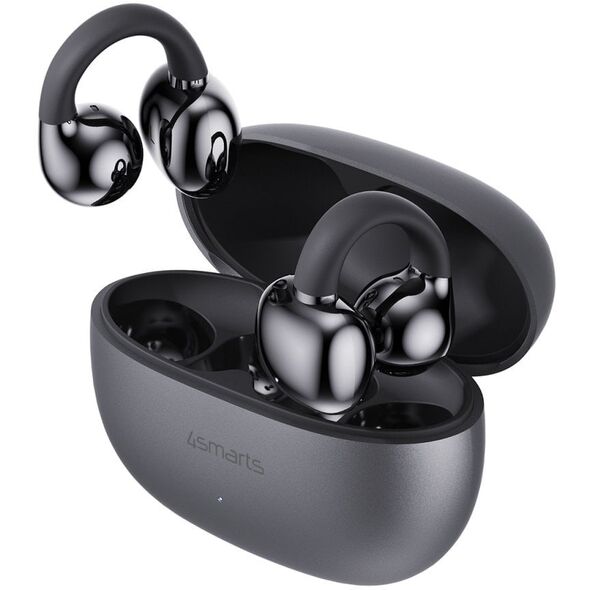 4smarts Open Ear Bluetooth Kopfhrer SkyBuds Clip spacegrau