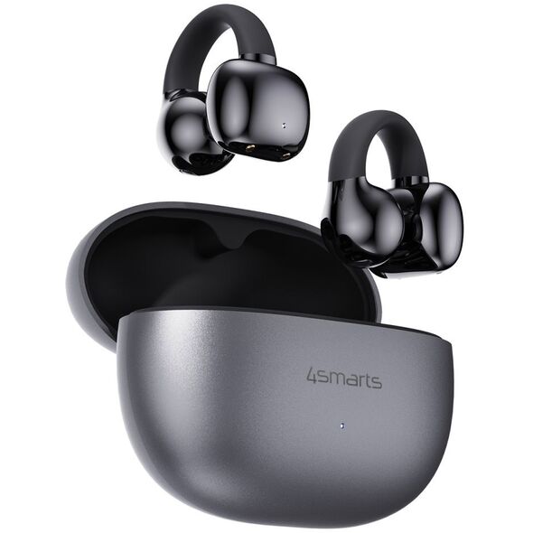 4smarts Open Ear Bluetooth Kopfhrer SkyBuds Clip spacegrau