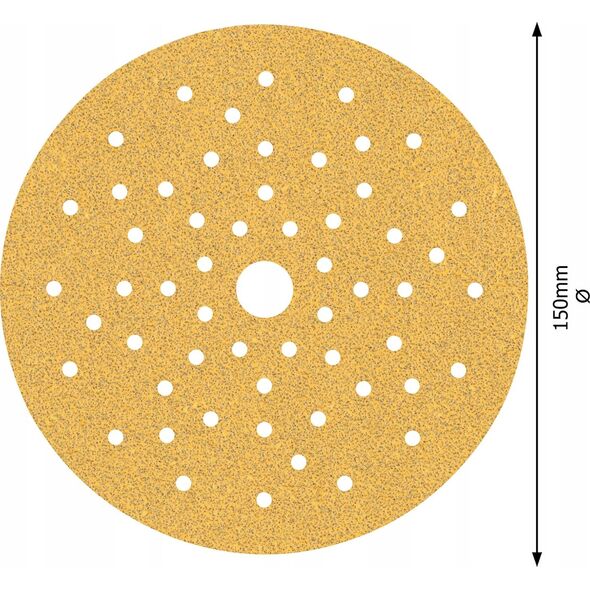 Bosch Bosch Expert C470 sanding sheet, 150mm, K60 multi-hole (50 pieces, for eccentric sanders)