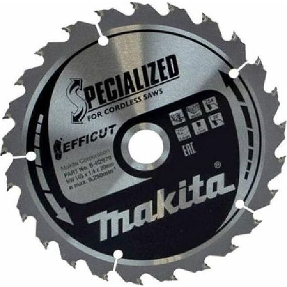 Makita Piła Tarczowa 165x20x56z Efficut Mb-62979