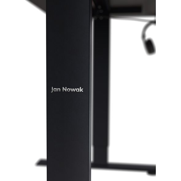 EGON 1100 Biurko elektryczne: Czarne Carbon | Schreibtisch Elektrisch: Schwarz Carbon | Electric desk: Black Carbon