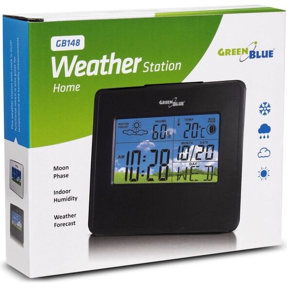 Stacja pogodowa GreenBlue Black (GB148B)