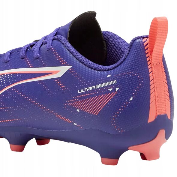 Buty Puma Ultra 5 Play Jr FG/AG 38 fioletowo-różowe