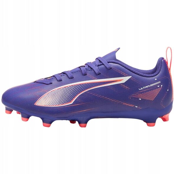 Buty Puma Ultra 5 Play Jr FG/AG 38 fioletowo-różowe