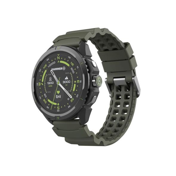 Smartwatch Hammer Watch 2 1.5'' Military Edition Χακί 5902983635499 5902983635499 έως και 12 άτοκες δόσεις