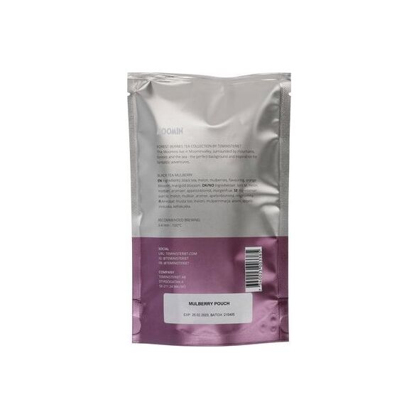 Teministeriet Teministeriet - Moomin Black Tea Mulberry - Herbata sypana 100g - Opakowanie uzupełniające