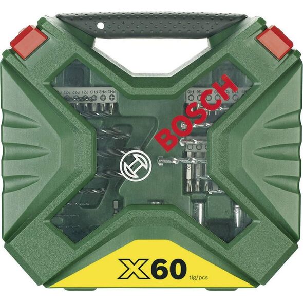 Wiertło Bosch Zestaw do wiercenia X-LINE 60 części 2607010611