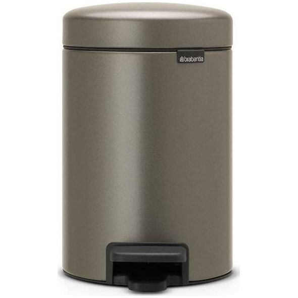 Kosz na śmieci Brabantia New Icon na pedał platynowy