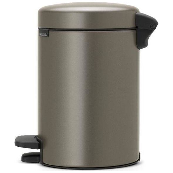 Kosz na śmieci Brabantia New Icon na pedał platynowy