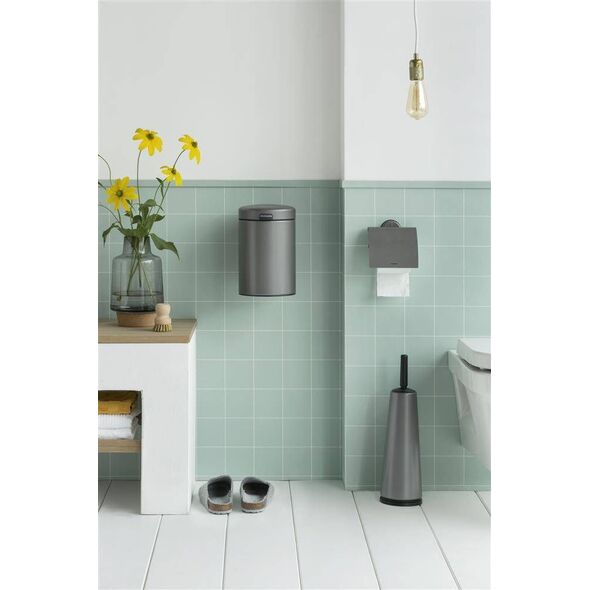Brabantia Szczotka do WC stojąca szary