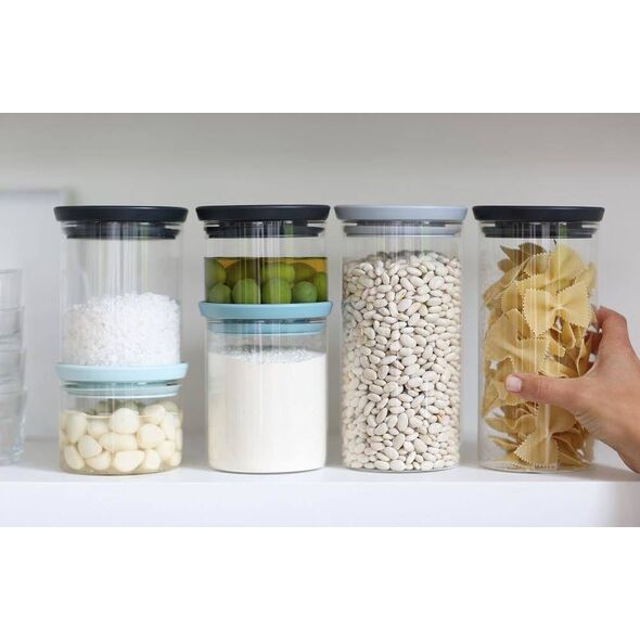 Brabantia Pojemnik szklany 0,6l szary 298288