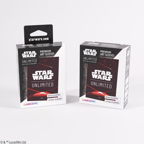 Gamegenic: Star Wars Unlimited - Premium Art Sleeves - Κόκκινη Πλάτη Κάρτας