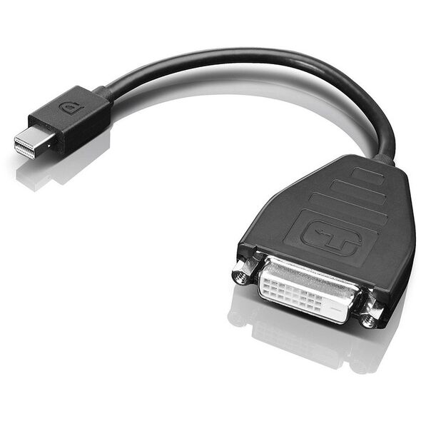 Lenovo προσαρμογέας καλωδίου 0B47090 0,2 m Mini-DisplayPort SL-DVI Μαύρο
