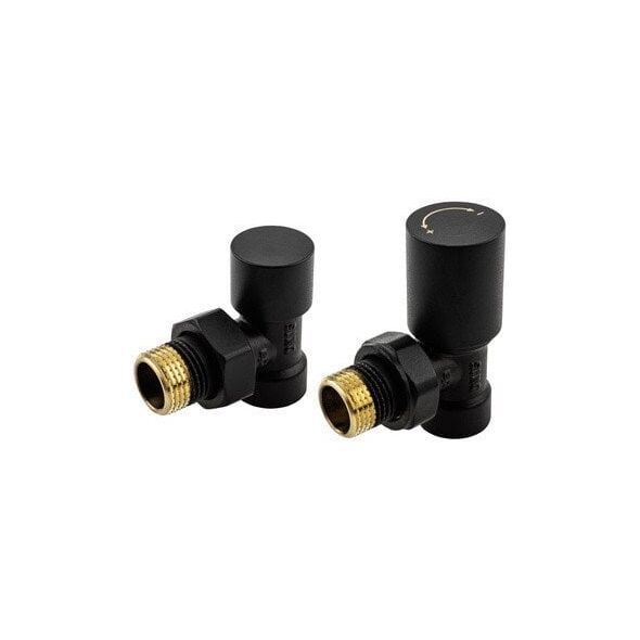 Σετ καλοριφέρ Komfort PRO, γωνιακό, μαύρο 758-130-81-BL