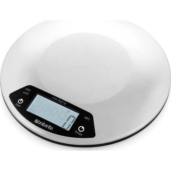 Waga kuchenna Brabantia cyfrowa okrągła z timerem 480560