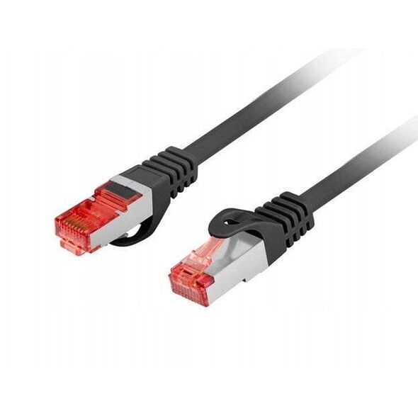 PATCHCORD ΚΑΤ.6 S/FTP LSZH CU 15M ΜΑΥΡΟ FLUKE PASSED LANBERG