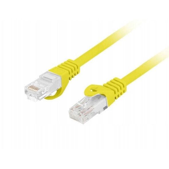 PATCHCORD ΚΑΤ.6 UTP LSZH CU 10M ΚΙΤΡΙΝΟ FLUKE PASSED LANBERG