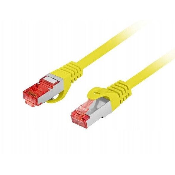 PATCHCORD ΚΑΤ.6 S/FTP LSZH CU 1.5M ΚΙΤΡΙΝΟ FLUKE PASSED LANBERG