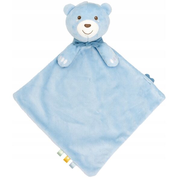 Λούτρινο αρκουδάκι με κουβέρτα 47x40 MAXI DOUDOU μπλε Chicco