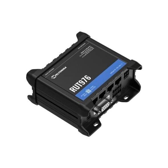 Δρομολογητής TELTONIKA NETWORKS RUT976 DUAL SIM Redcap 5G/4G/LTE RS232 RS485 I/O WiFi GNSS