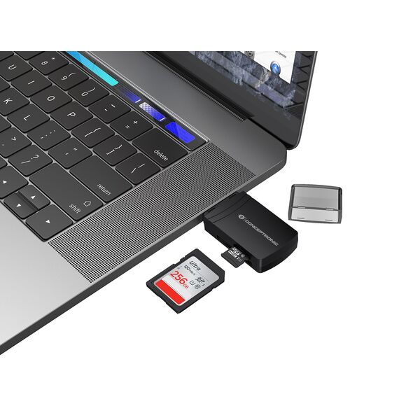 Αναγνώστης καρτών Conceptronic BIAN06B USB 3.2 Gen 1 (3.1 Gen 1) Type-A Μαύρο