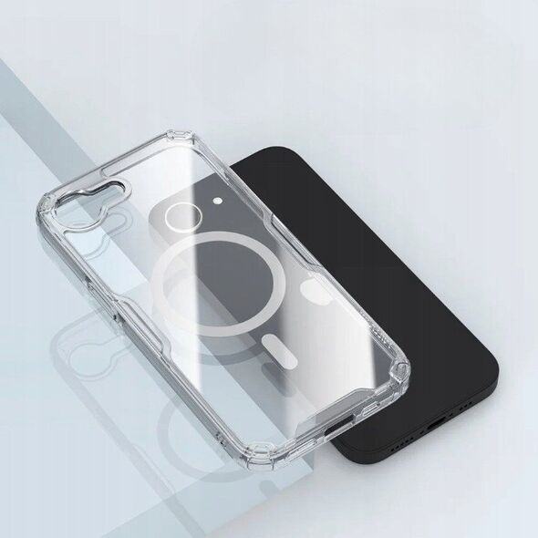 Θήκη Nillkin Nature Pro Magnetic για iPhone 16e - διάφανη