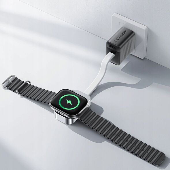 Ασύρματος φορτιστής Acefast E21 5W για Apple Watch - ασημί
