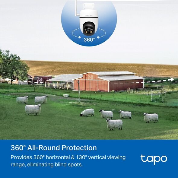TP-Link Tapo C501GW 4G LTE εξωτερική-outdoor κάμερα (2MP, PTZ, Full HD 1080p, WiFi, 4GLTE, 1xGbE, PoE, IR 30m, microSD)