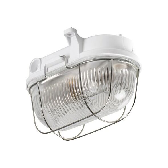 Kanlux Oprawa kanałowa Hermi 7063NB 1 x 100W E27 IP54 biała (70524)