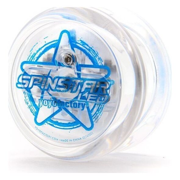 YoYoFactory Yoyo Świecące YoYoFactory Spinstar LED Clear Body Niebieskie
