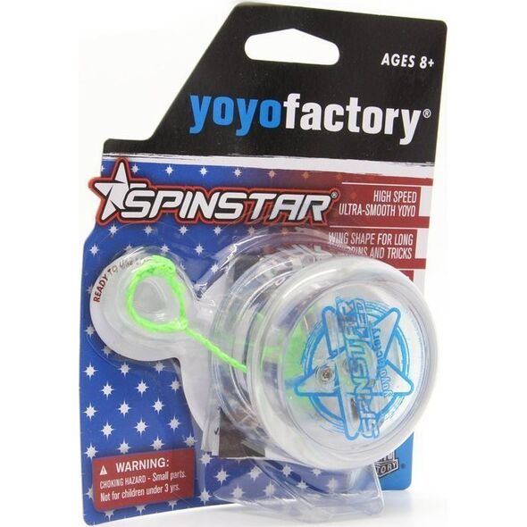 YoYoFactory Yoyo Świecące YoYoFactory Spinstar LED Clear Body Niebieskie