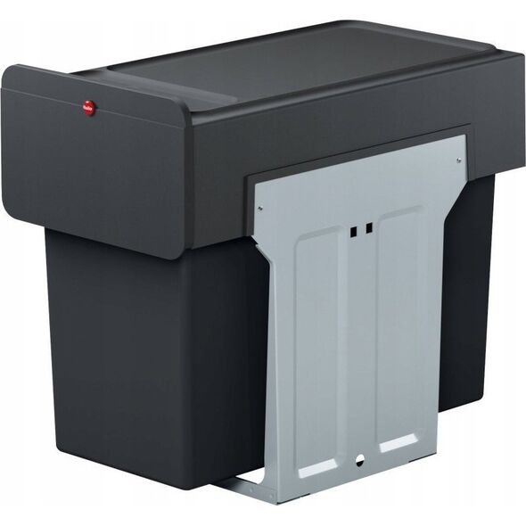 Kosz na pranie Hailo HAILO Built-in waste bin EcoLine Design L / 2x14L / black 030310100