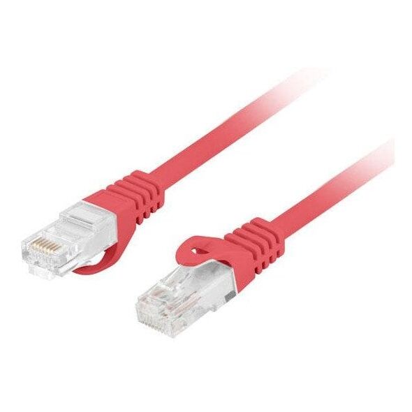 PATCHCORD ΚΑΤ.6 UTP LSZH CU 20M ΚΟΚΚΙΝΟ FLUKE PASSED LANBERG